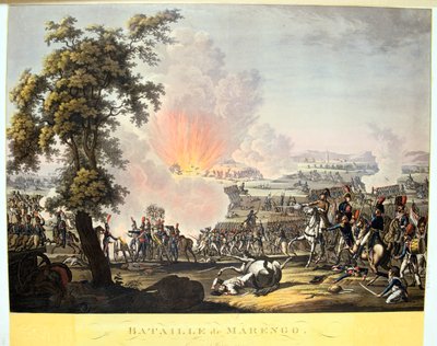 Slag bij Marengo, 14 juni 1800 door Unbekannt