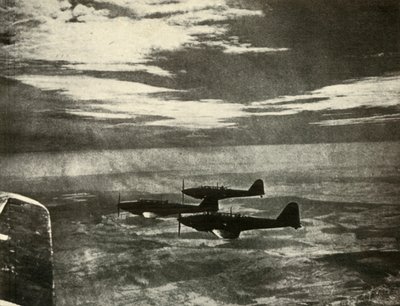 Slagvelden terugkerend van een inval, 1939-1940, 1941 door Unbekannt