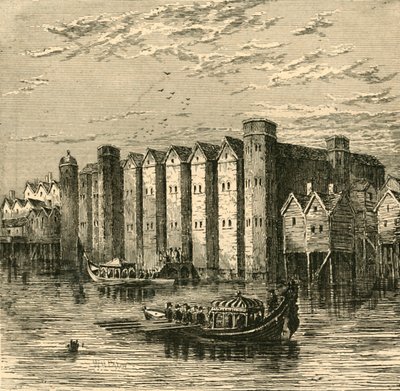 Baynards Castle, uit een uitzicht gepubliceerd in 1790, 1897 door Unbekannt