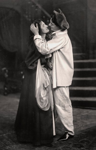 Beatrice Terry en H. Marsh Allen in Het Paleis van Puck, 1907 door Unbekannt