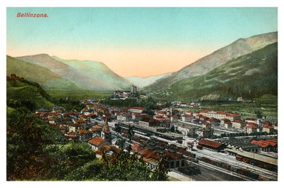 Bellinzona, Zwitserland door Unbekannt