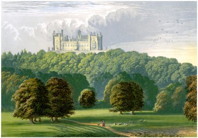 Belvoir Kasteel, Leicestershire, huis van de Hertog van Rutland, ca. 1880 door Unbekannt