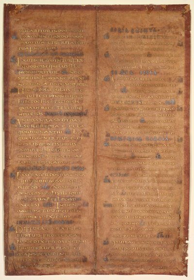 Bifolium Uitgesneden uit een Karolingisch Graduale, c. 830-860 door Unbekannt