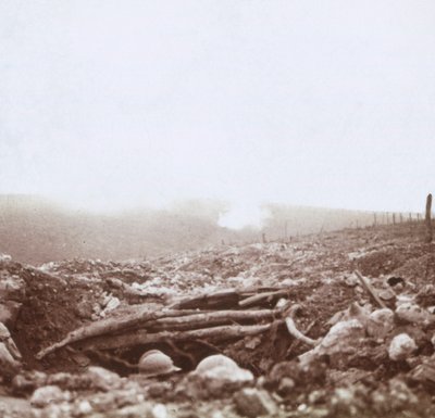 Bombardement, Le Mort Homme, Dead Mans Hill, Noord-Frankrijk, c1914-c1918 door Unbekannt