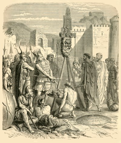 Brennus in Rome, 1890 door Unbekannt