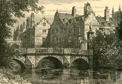 Brug, St. Johns College, 1898 door Unbekannt
