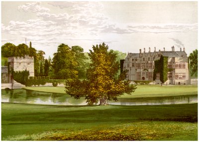 Broughton Castle, Oxfordshire, huis van Lord Saye en Sele, c1880 door Unbekannt