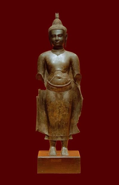 Boeddha Khmer-kunst, Cambodja, 14e eeuw door Unbekannt