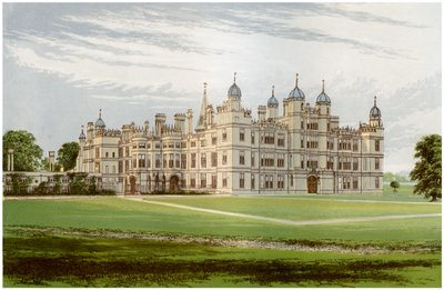 Burghley House, Lincolnshire, huis van de Markies van Exeter, ca. 1880 door Unbekannt