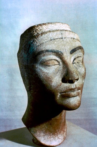 Buste van Nefertiti, Egypte door Unbekannt