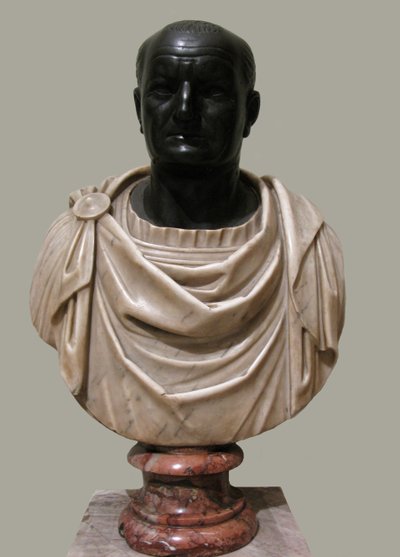 Buste van Vespasianus, 1e helft 1e eeuw na Christus door Unbekannt