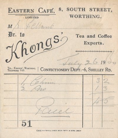 Café bon, 1950 door Unbekannt