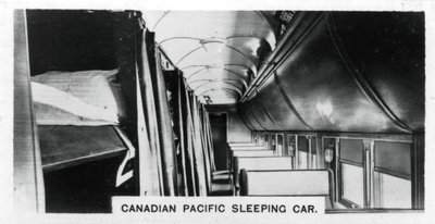 Canadian Pacific slaapwagen, Canada, ca. 1920s door Unbekannt