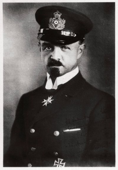 Kapitein Peter Strasser, Duitse luchtschipvlootcommandant, Eerste Wereldoorlog, 1916-1918 door Unbekannt