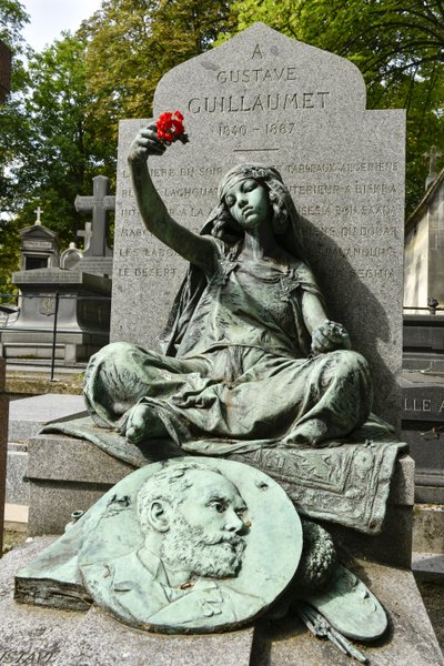 Begraafplaats van Montmartre / Graf van Gustave Guillaumet / Avenue Rachel / PARIJS XVIII / Seine / Ile de France / Frankrijk door Unbekannt