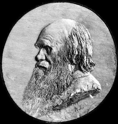 Charles Darwin, 1882 door Unbekannt