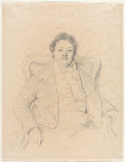 Charles Thévenin, naar Ingres, 1800s door Unbekannt