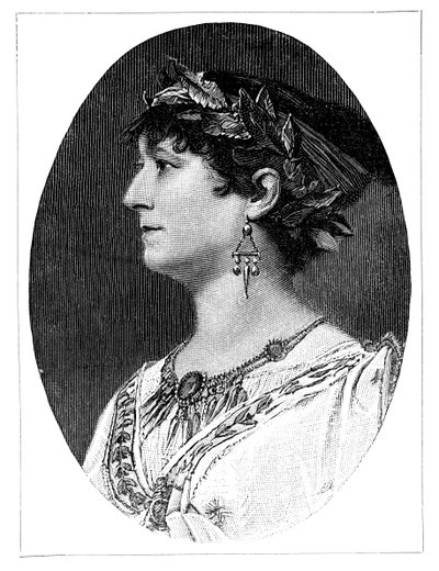 Charlotte Wolter, 19e-eeuwse Oostenrijkse actrice, 1900 door Unbekannt