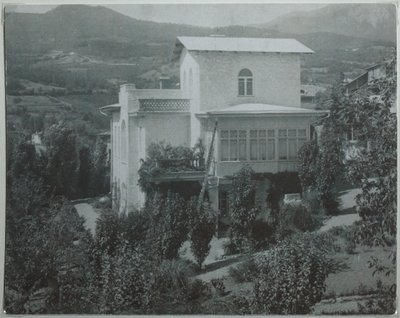 Tsjechovs Huis in Jalta, 1890s door Unbekannt