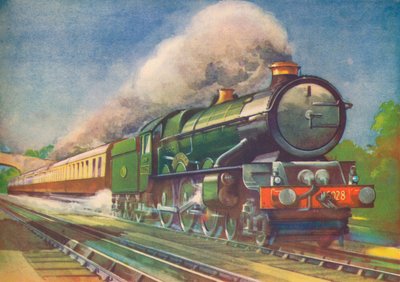 Cheltenham Flyer, G.W.R., water oppakken bij Goring, 1940 door Unbekannt