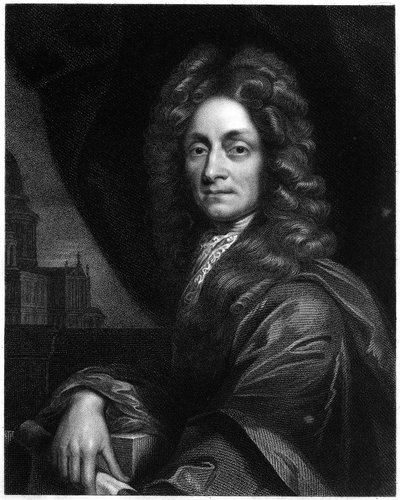 Christopher Wren, Engelse architect, wiskundige en natuurkundige, 1833 door Unbekannt