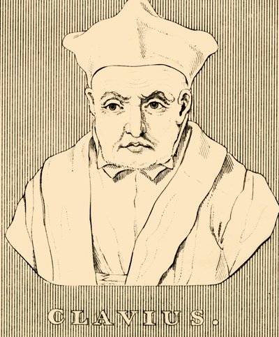 Clavius, 1538-1612, 1830 door Unbekannt