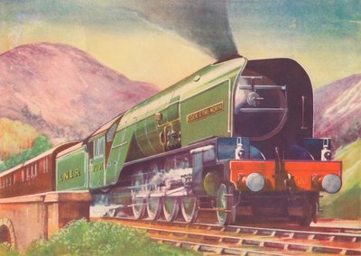 Cock O The North Locomotief, L.N.E.R., in de Hooglanden, 1940 door Unbekannt