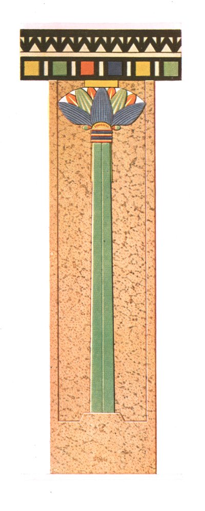Kolom, Zawijet el Metin, Egypte, 1928 door Unbekannt