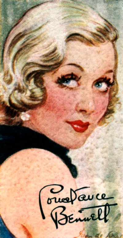 Constance Campbell Bennett, 1904-1965, Amerikaanse actrice, 20e eeuw door Unbekannt