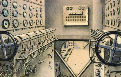 Controlekamer aan boord van de Dornier Do X vliegende boot, 1920s door Unbekannt