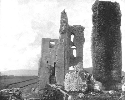 Kasteel Corfe, Dorset, 1894 door Unbekannt