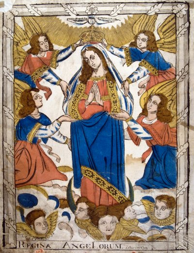 Kroning van de Maagd Maria, 19e eeuw door Unbekannt