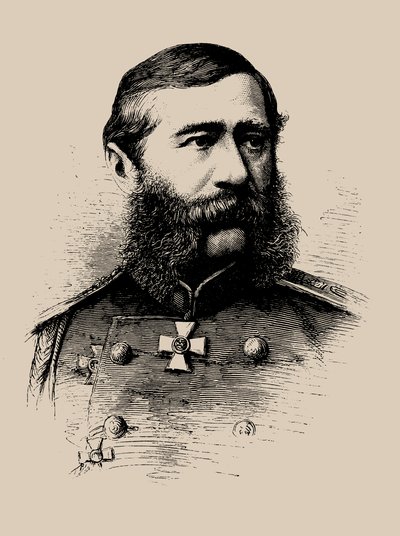 Graaf Mikhail Tarielovich Loris-Melikov 1825-1888 door Unbekannt
