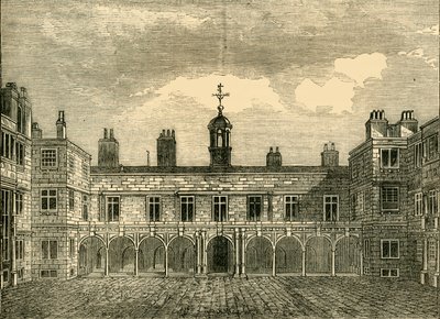 Hof van Old Somerset House, vanuit het noorden door Unbekannt