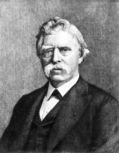 David Edward Hughes, Engelse elektricien en uitvinder, ca. 1880s door Unbekannt