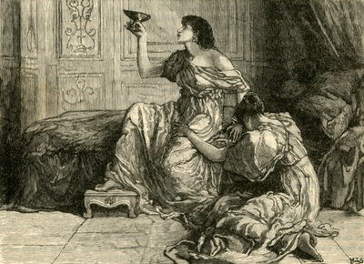 De dood van Sophonisba, 1890 door Unbekannt