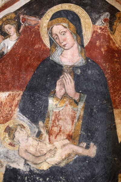 Vergaan fresco in Santa Maria dell