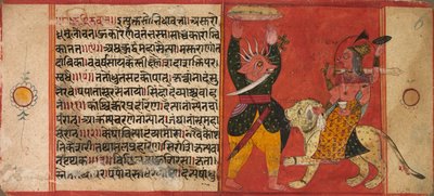 Devi valt een demon aan door Unbekannt