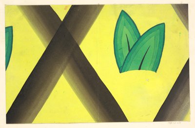 Tekening, Textielontwerp door Unbekannt