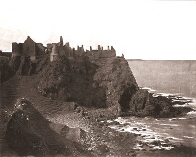 Kasteel Dunluce, County Antrim, Noord-Ierland, 1894 door Unbekannt