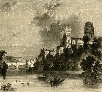 Kathedraal van Durham vanuit het zuidwesten, 1898 door Unbekannt