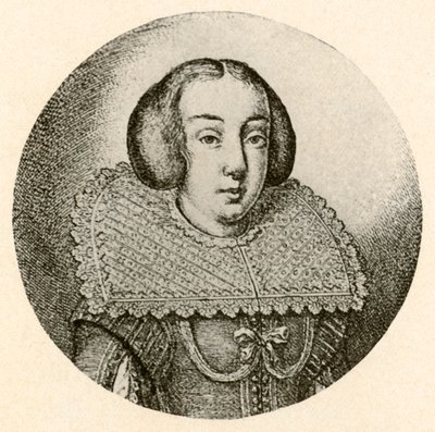 Nederlandse dame, haar in plukken aan de zijkant, 1645, 1937 door Unbekannt
