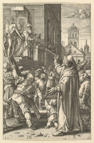 Ecce Homo, uit De Passie van Christus door Unbekannt