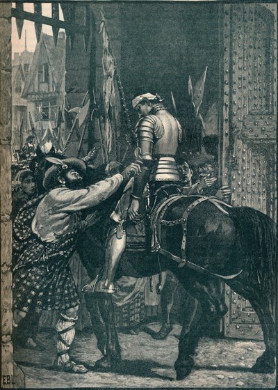 Edinburgh na de Slag bij Flodden door Unbekannt