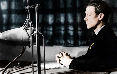 Edward VIII geeft zijn abdicatie-uitzending aan de natie en het Rijk, 11 december 1936 door Unbekannt