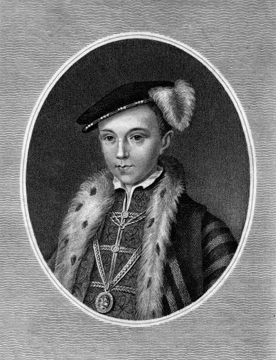 Edward VI, koning van Engeland, 19e eeuw door Unbekannt