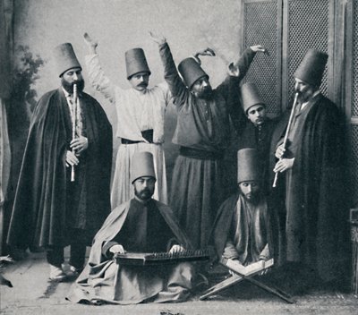 Egyptische dansende derwisjen, 1912 door Unbekannt