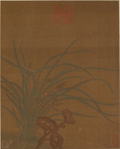 Acht ontwerpen van bloemen, Mogelijk Ming-dynastie, 1368-1644 door Unbekannt