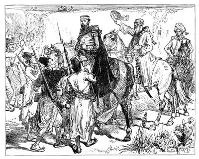 Eldred Pottinger in Herat, Afghanistan, c1837, 1900 door Unbekannt