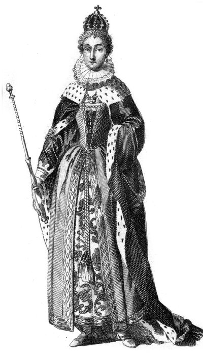 Elizabeth I van Engeland, 1533-1603 door Unbekannt